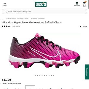 Little Girls Softball Cleats
